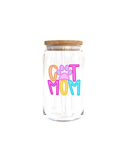 Cat mom-UV DTF DECAL 3''