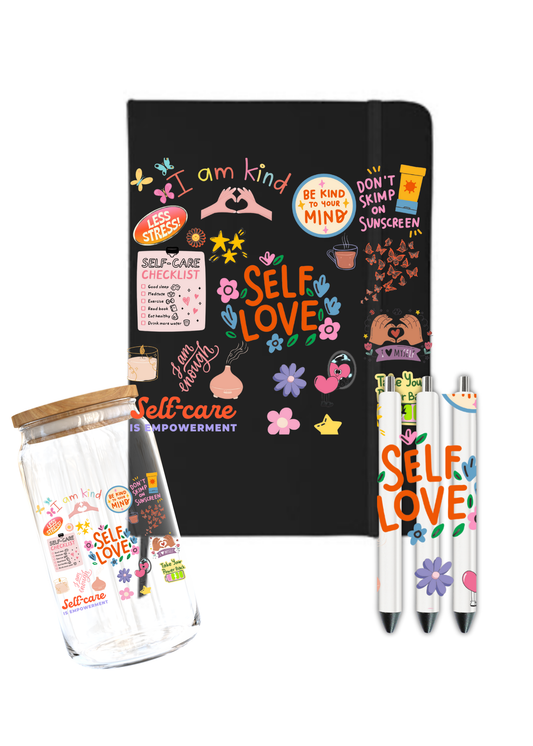 Self Love Colorful-Journal UV DTF DECAL