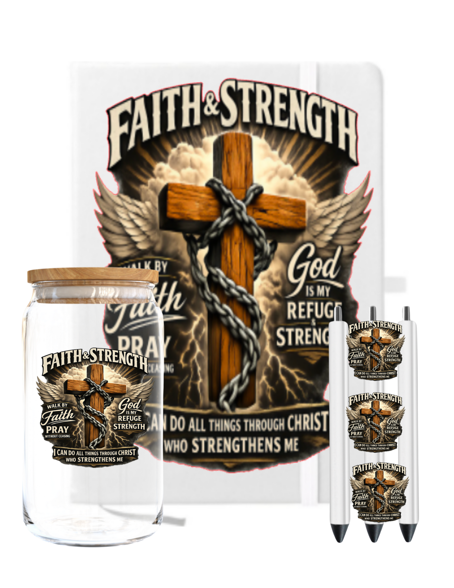 Faith & Strength-UV DTF