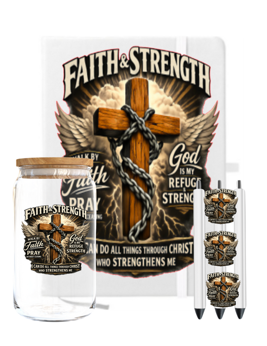 Faith & Strength-UV DTF
