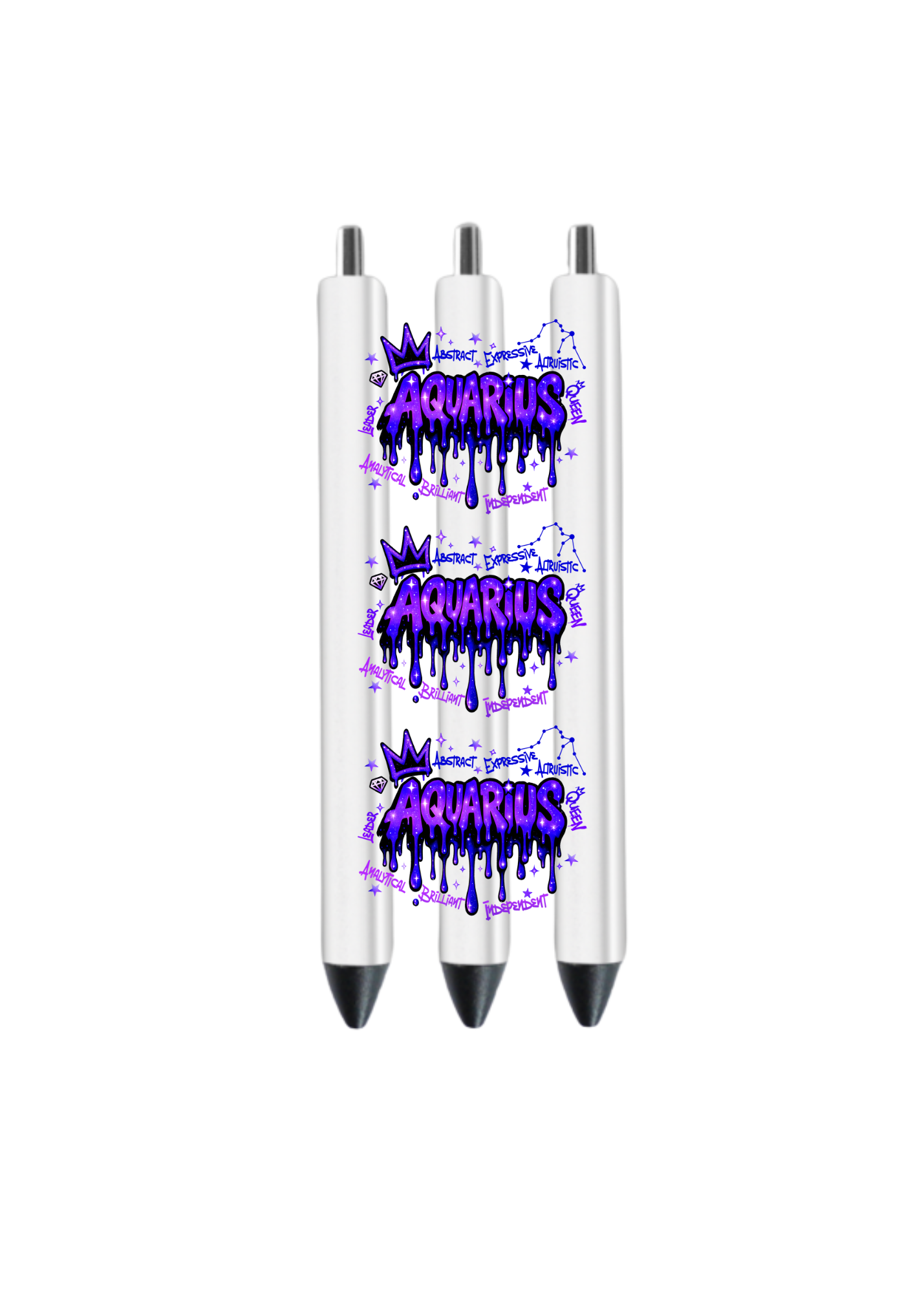 Aquarius -(Zodiac Sign) -UV DTF