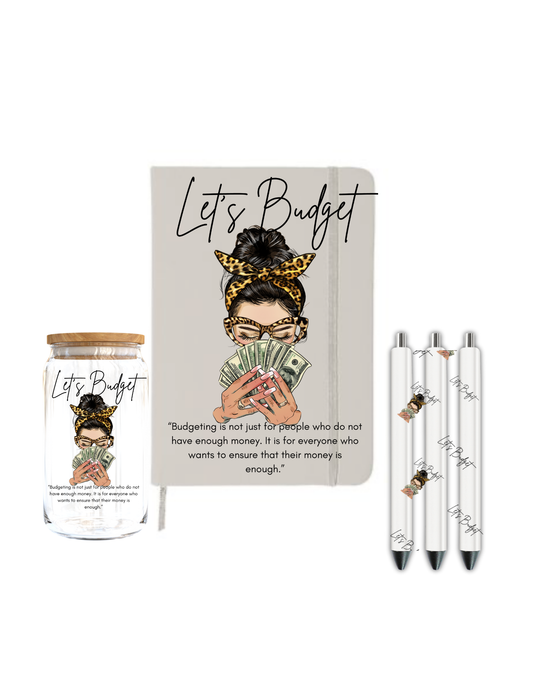 Let's Budget (White Girl ) | Journal  UV DTF DECAL