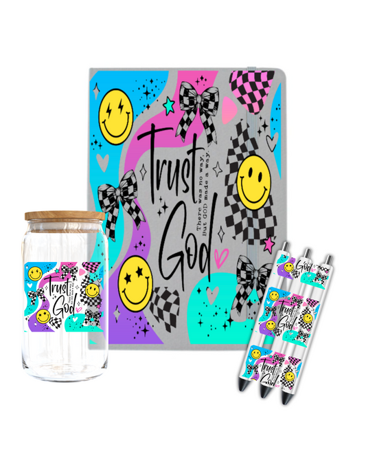 Trust God - Journal UV DTF