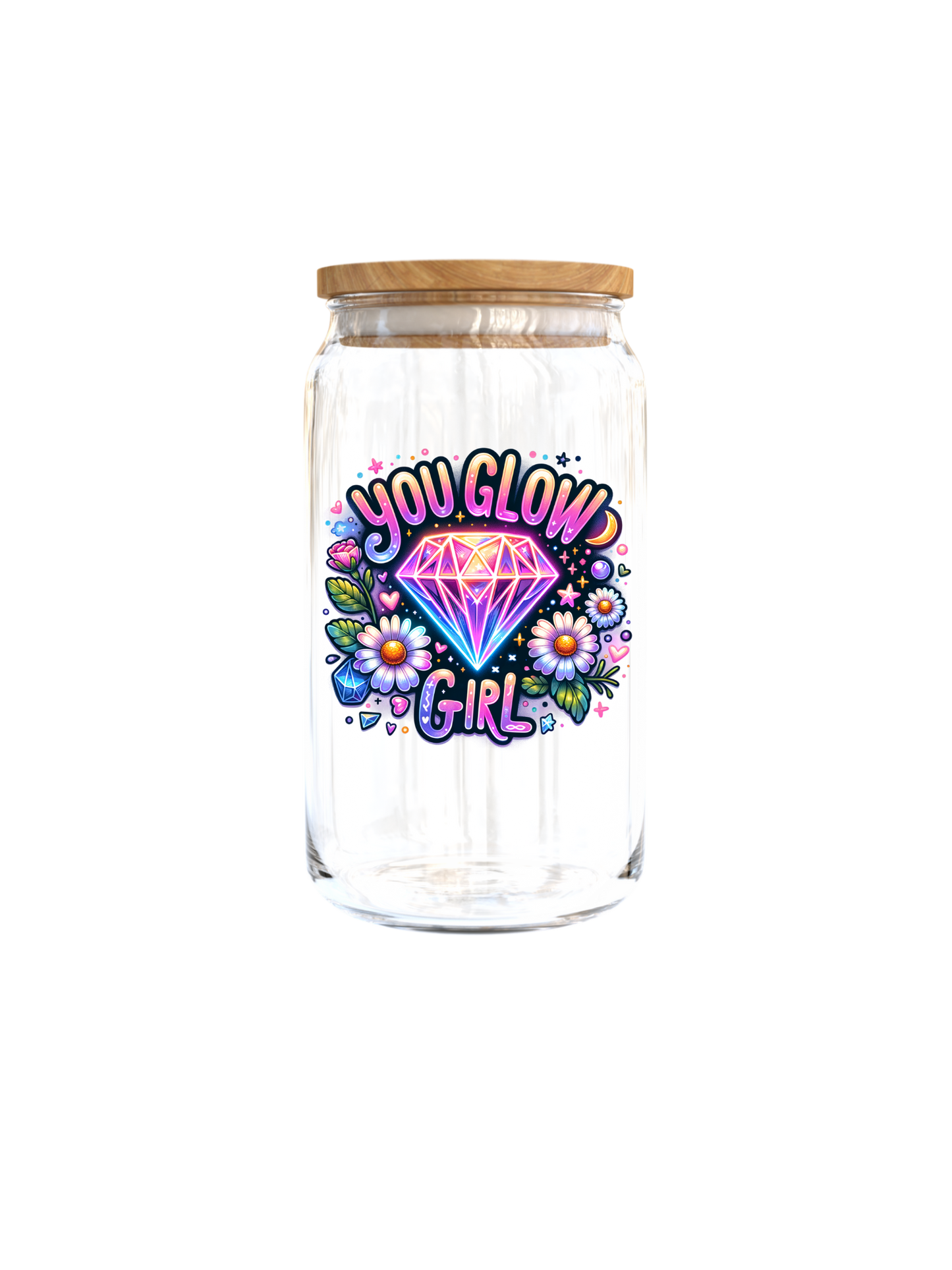 You glow girl- (inspiration related)-UV DTF