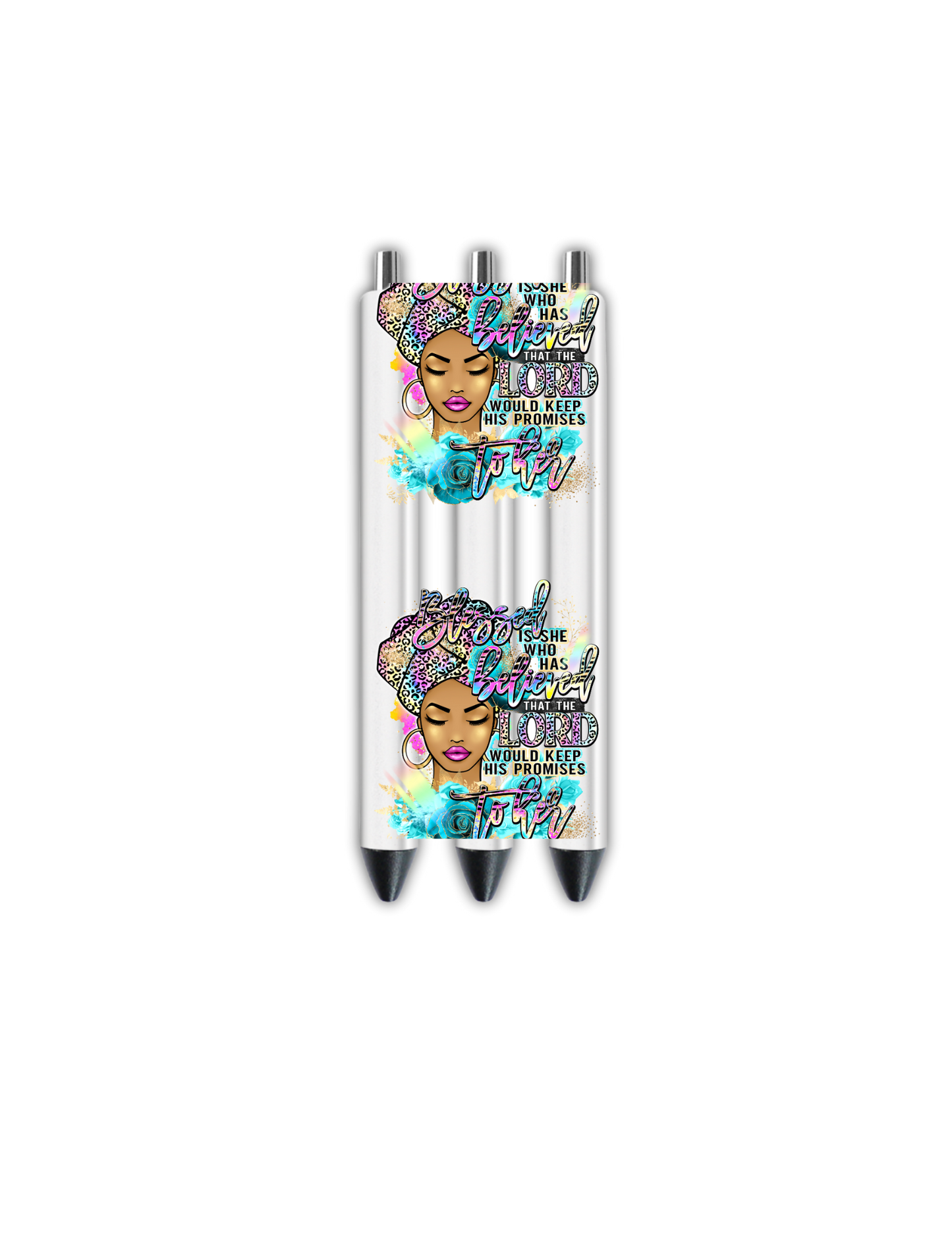 Blessed is she who has believed- Journal UV DTF