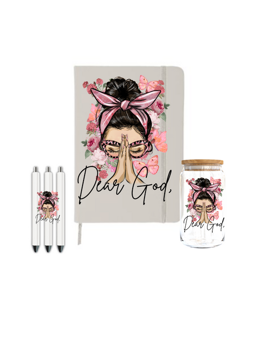 Dear God (vanilla girl ) -Journal UV DTF DECAL