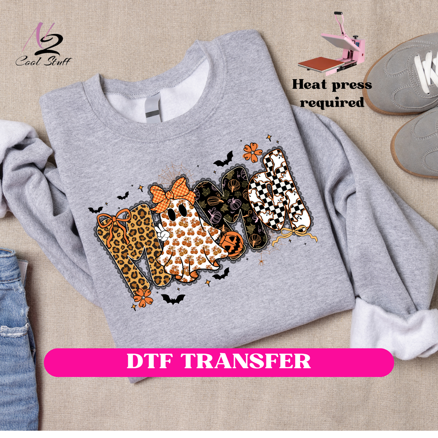 MAMa (Halloween)-Dtf Transfer