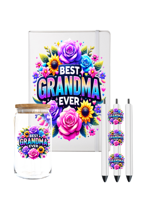 Best Grandma Ever - (Mothers day )-Journal UV DTF DECAL