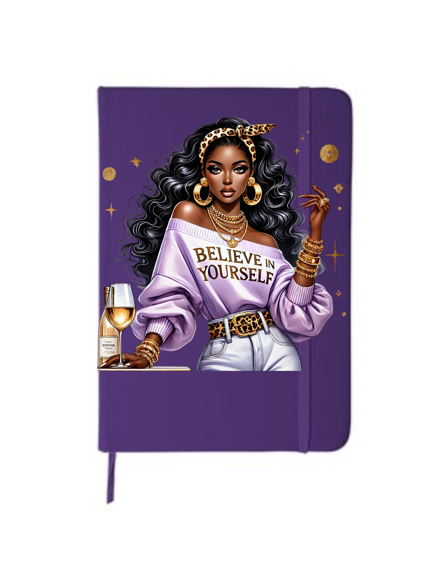Believe in yourself (purple)-Journal UV DTF DECAL