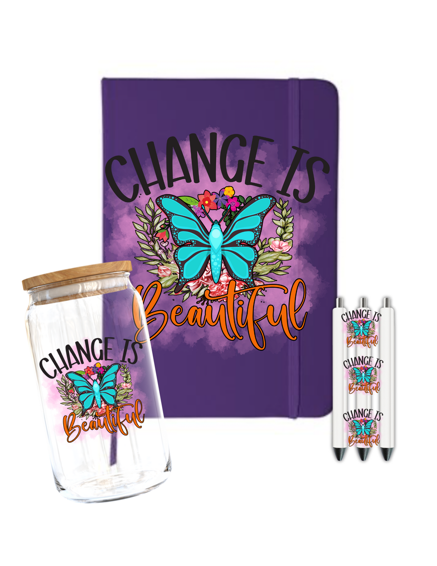 Change is Beautiful -Journal UV DTF DECAL