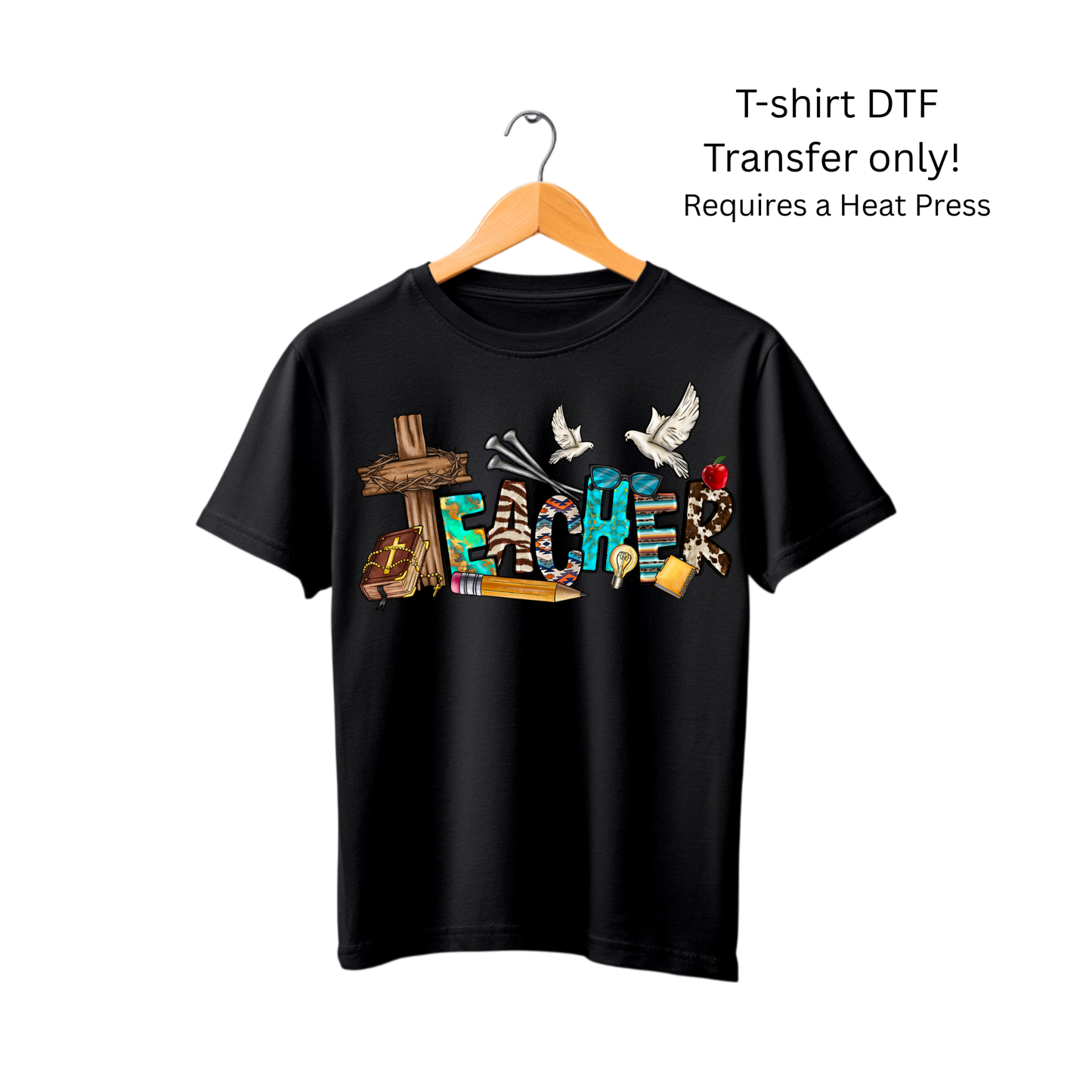 Teacher (Christian )-Dtf Transfer