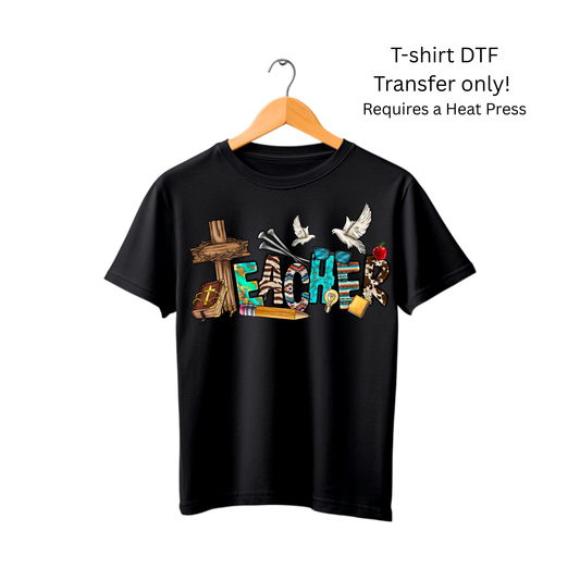 Teacher (Christian )-Dtf Transfer