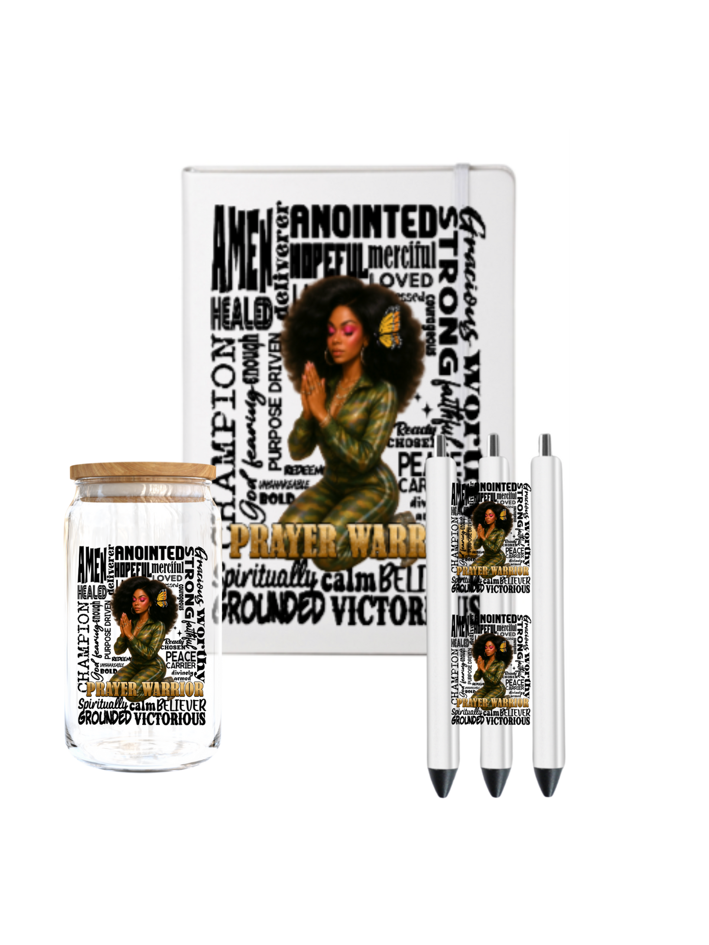 Prayer Warrior "Army outfit" - ( Christian related)-UV DTF