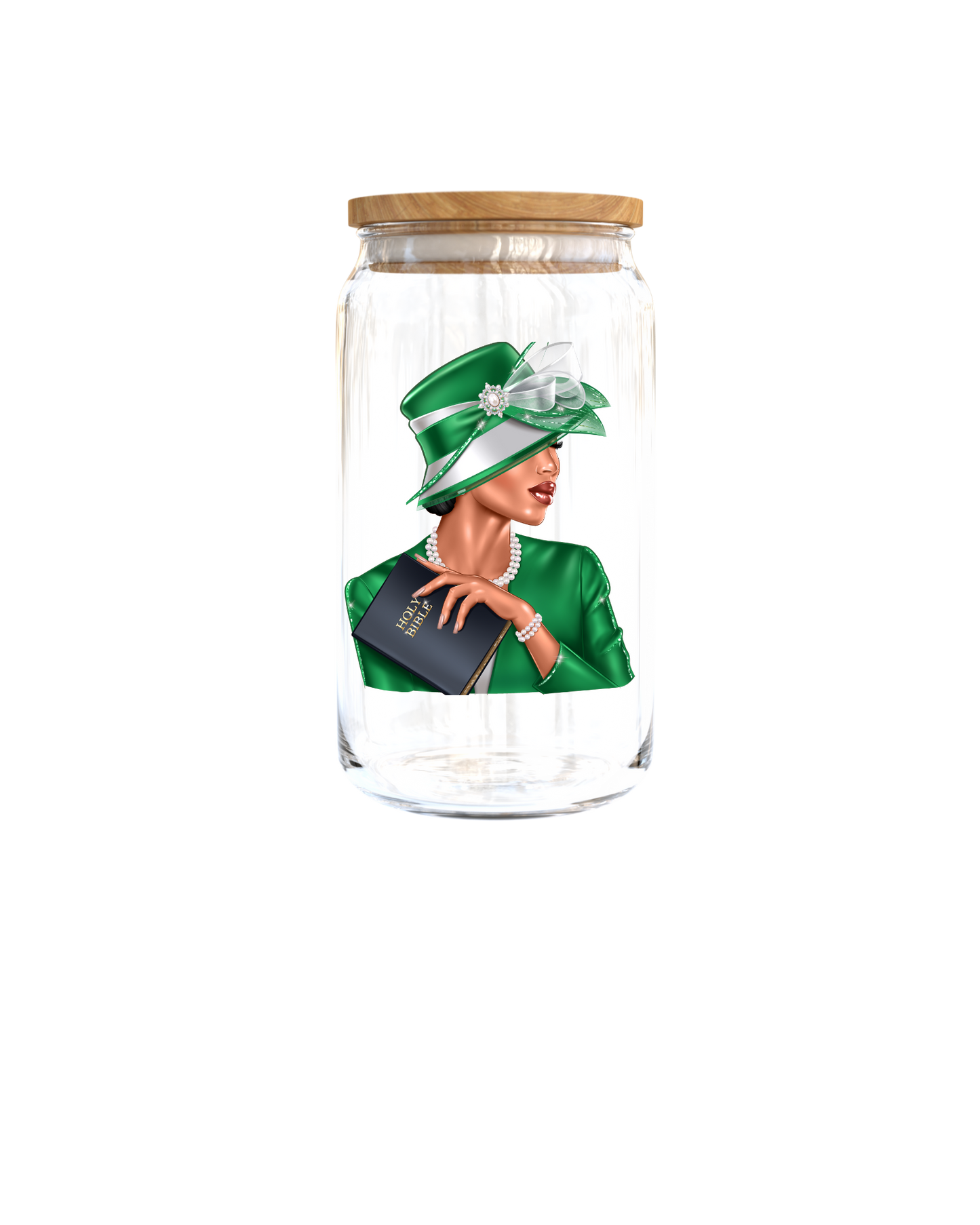 Church Lady Green- Journal UV DTF