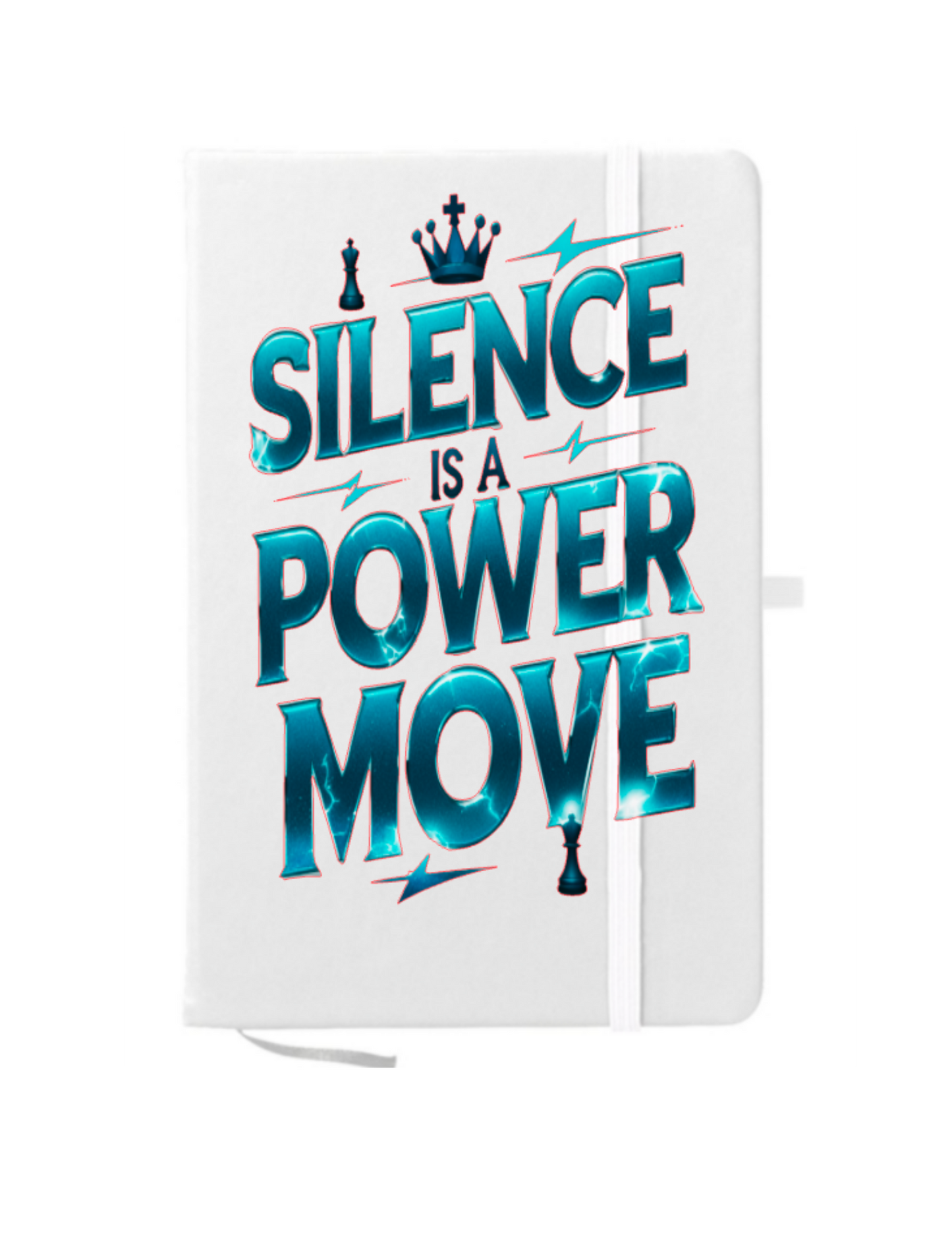 I Silence is a power move (blue) -UV DTF