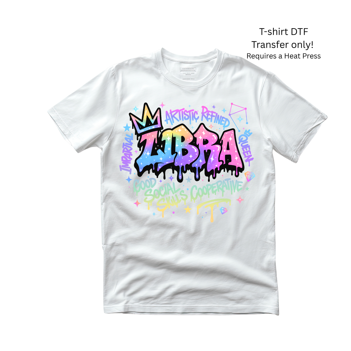 Libra-Zodiac Sign -Dtf Transfer