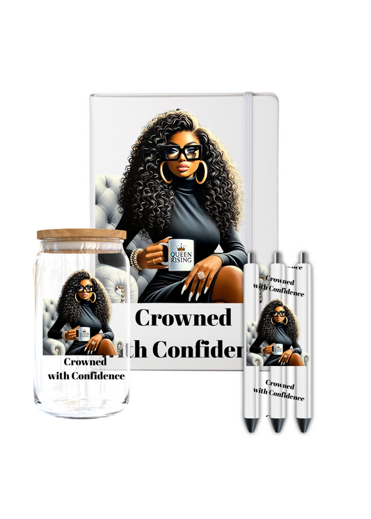Crowned with Confidence - Journal UV DTF