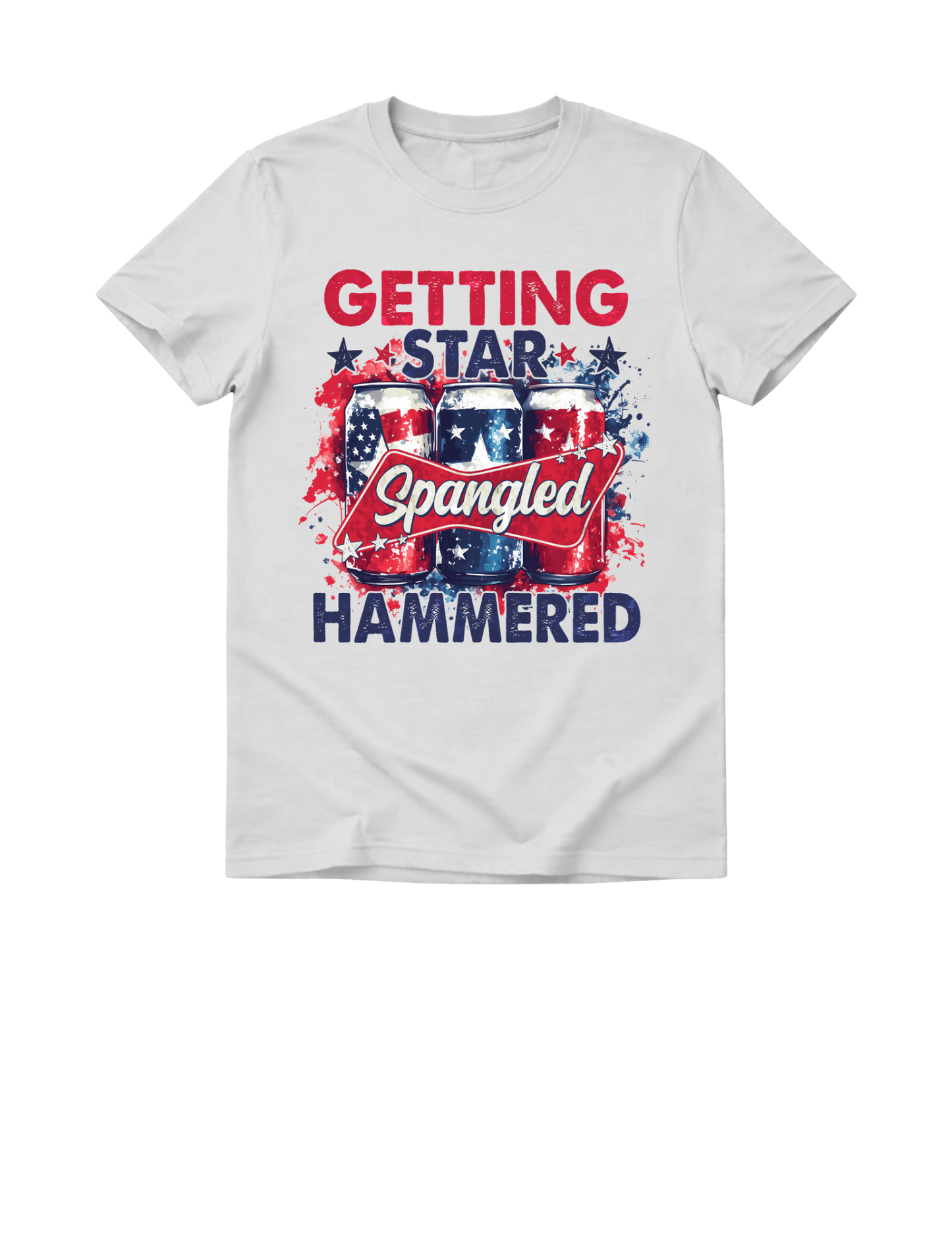 Getting Star Spangled Hammered-Dtf Transfer