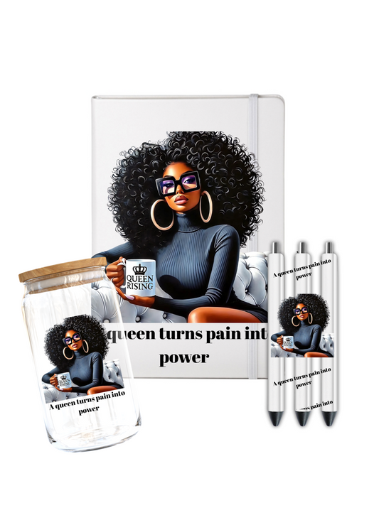 A Queen turns pain into power- Journal UV DTF