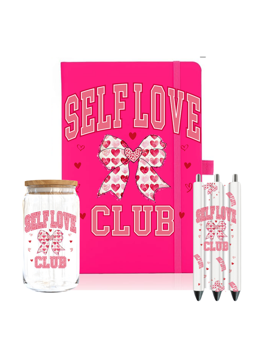Self Love Club- Journal UV DTF DECAL