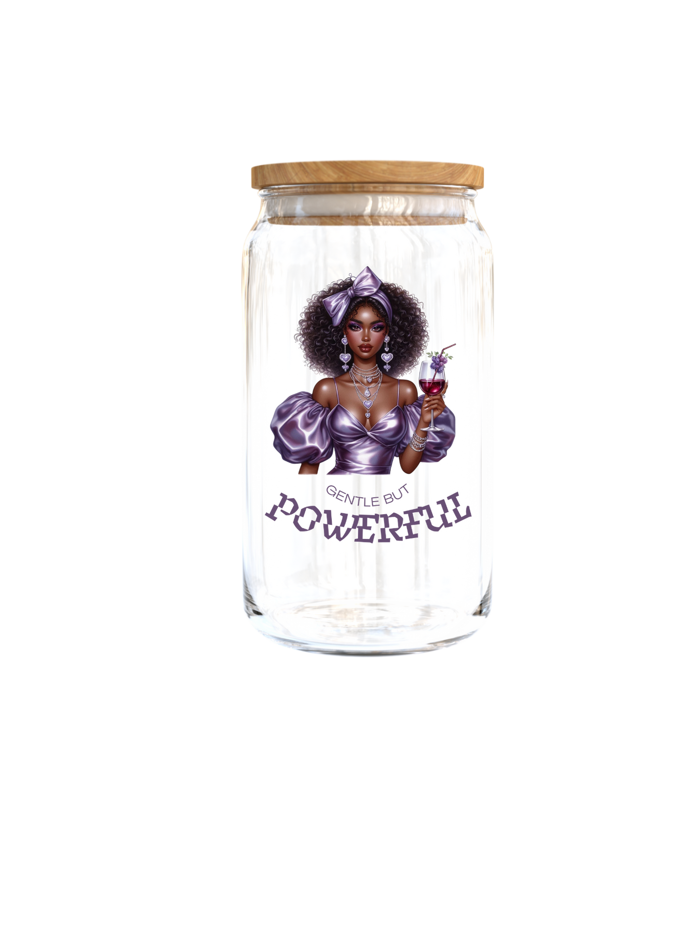 Gentle But Powerful ( Melanin Women ) -UV DTF