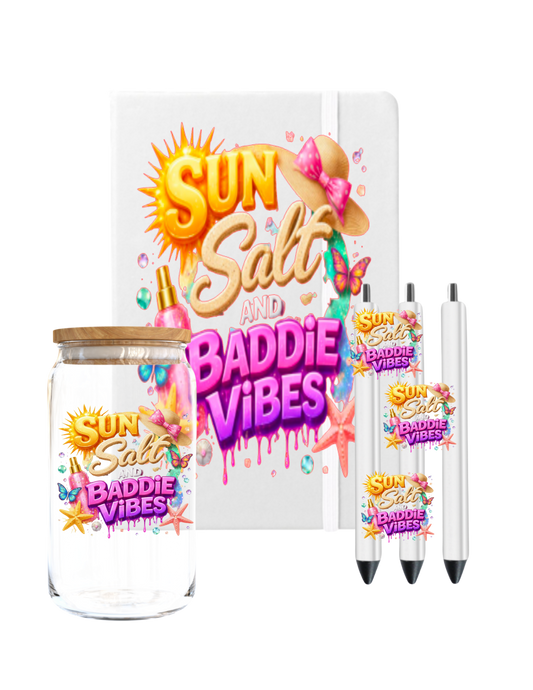 Sun salt and Babbie Vibes-UV DTF