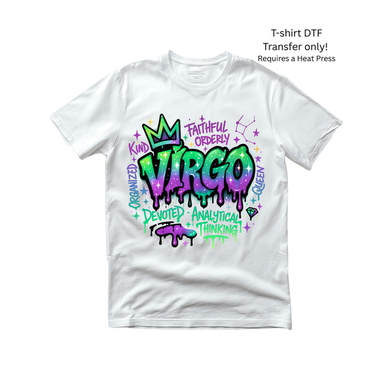 Vigro-Zodiac Sign -Dtf Transfer