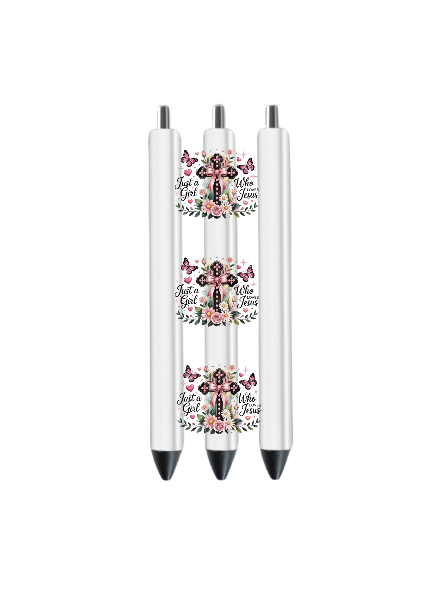 Just a girl Who loves jesus-UV DTF