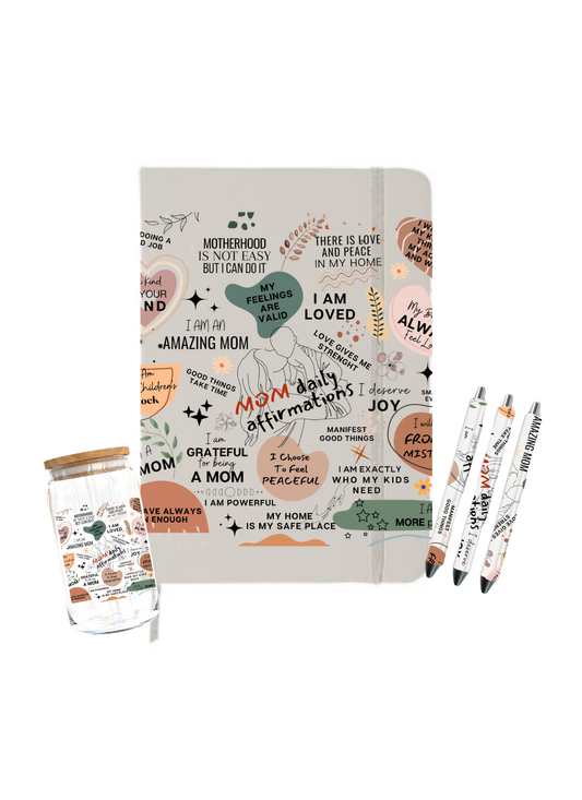 Mom daily Affirmations| Journal UV DTF DECAL