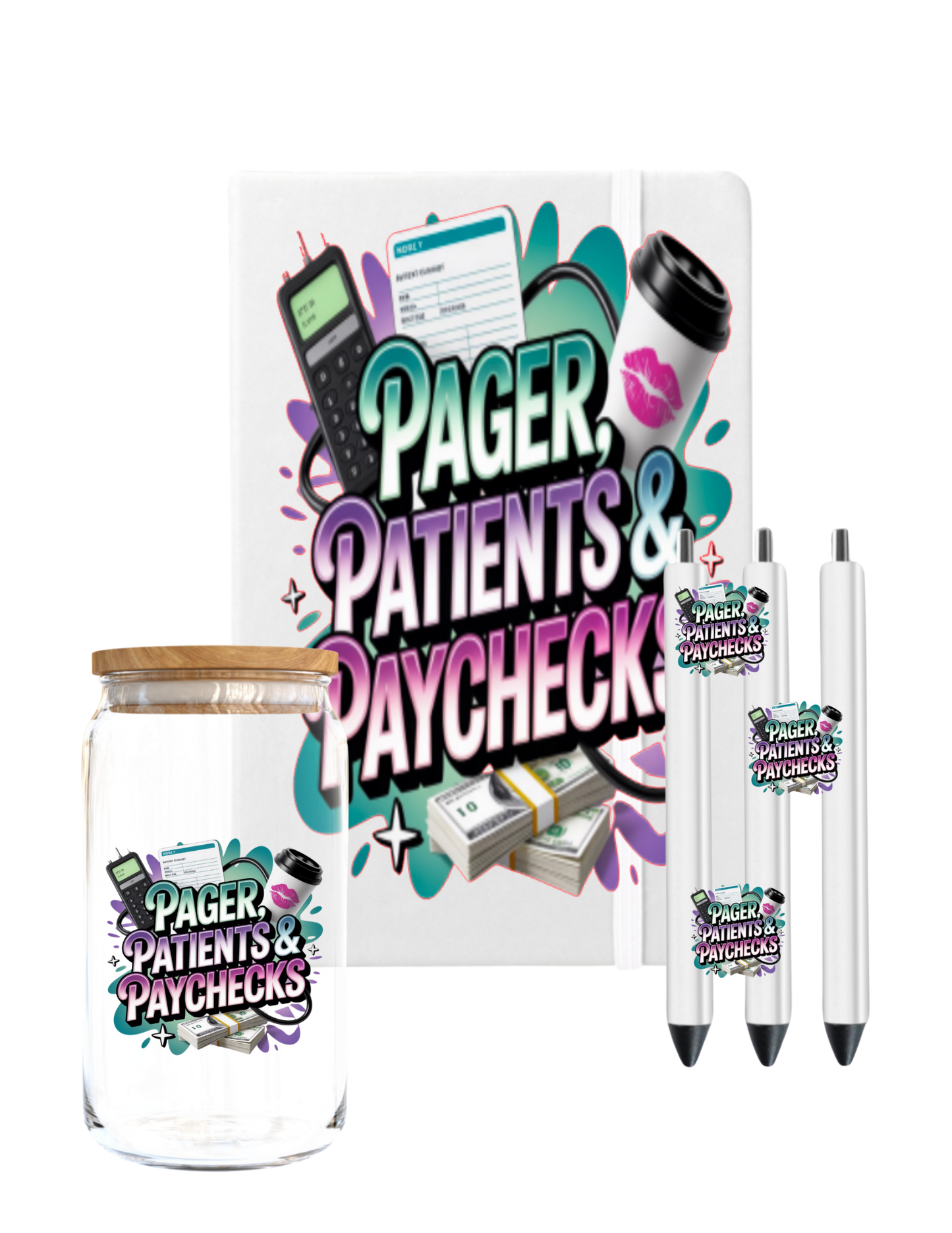 Paper Patients & Paychecks-UV DTF