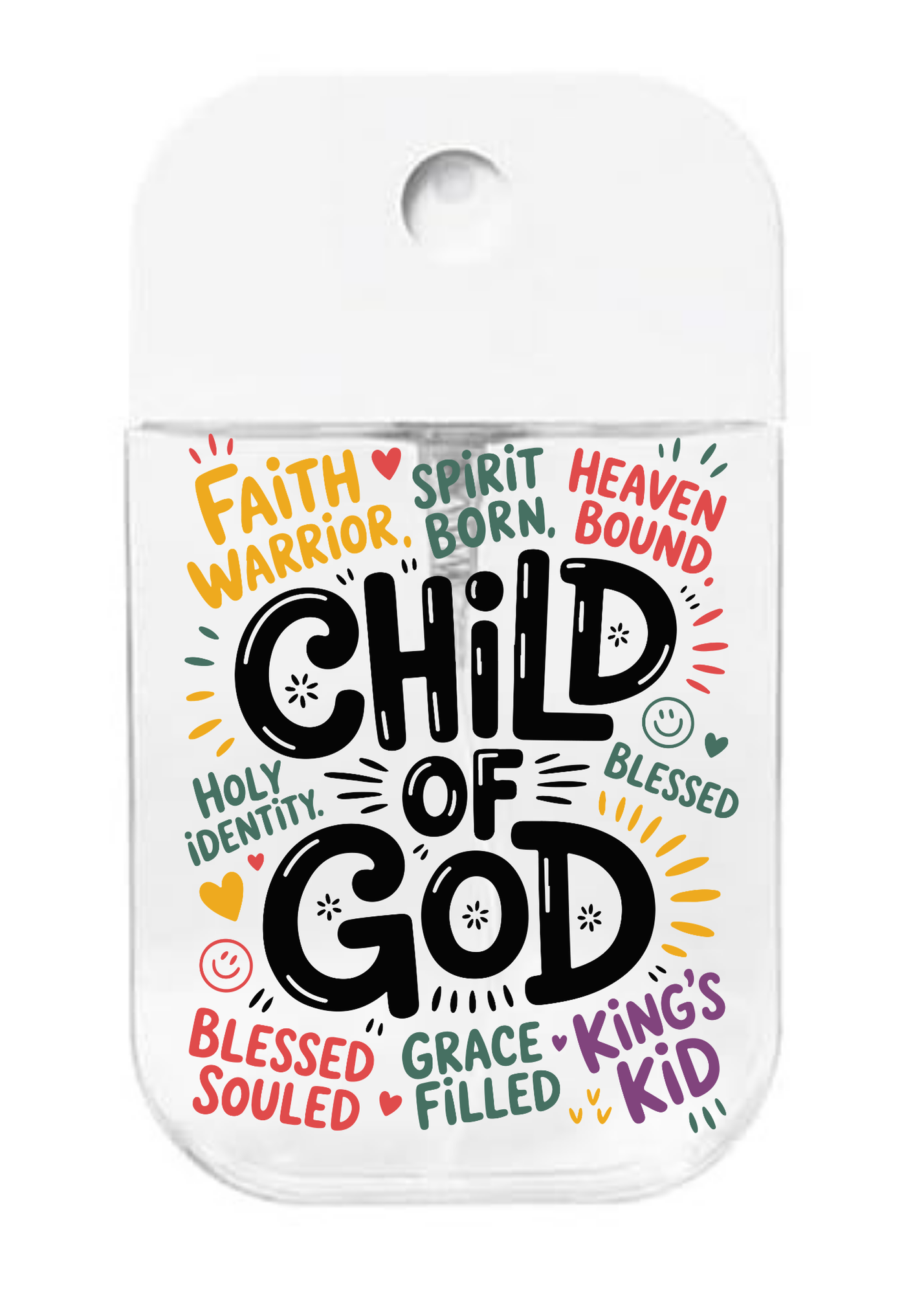 Child of God-UVDTF- Spray bottle Tranfers
