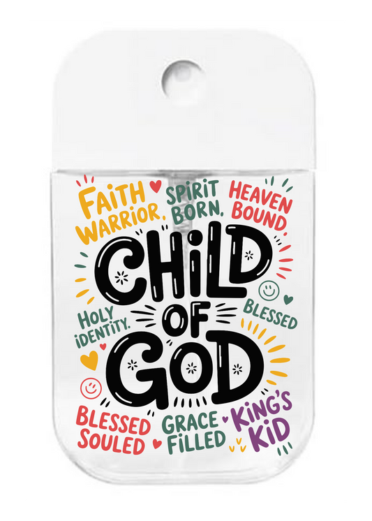 Child of God-UVDTF- Spray bottle Tranfers