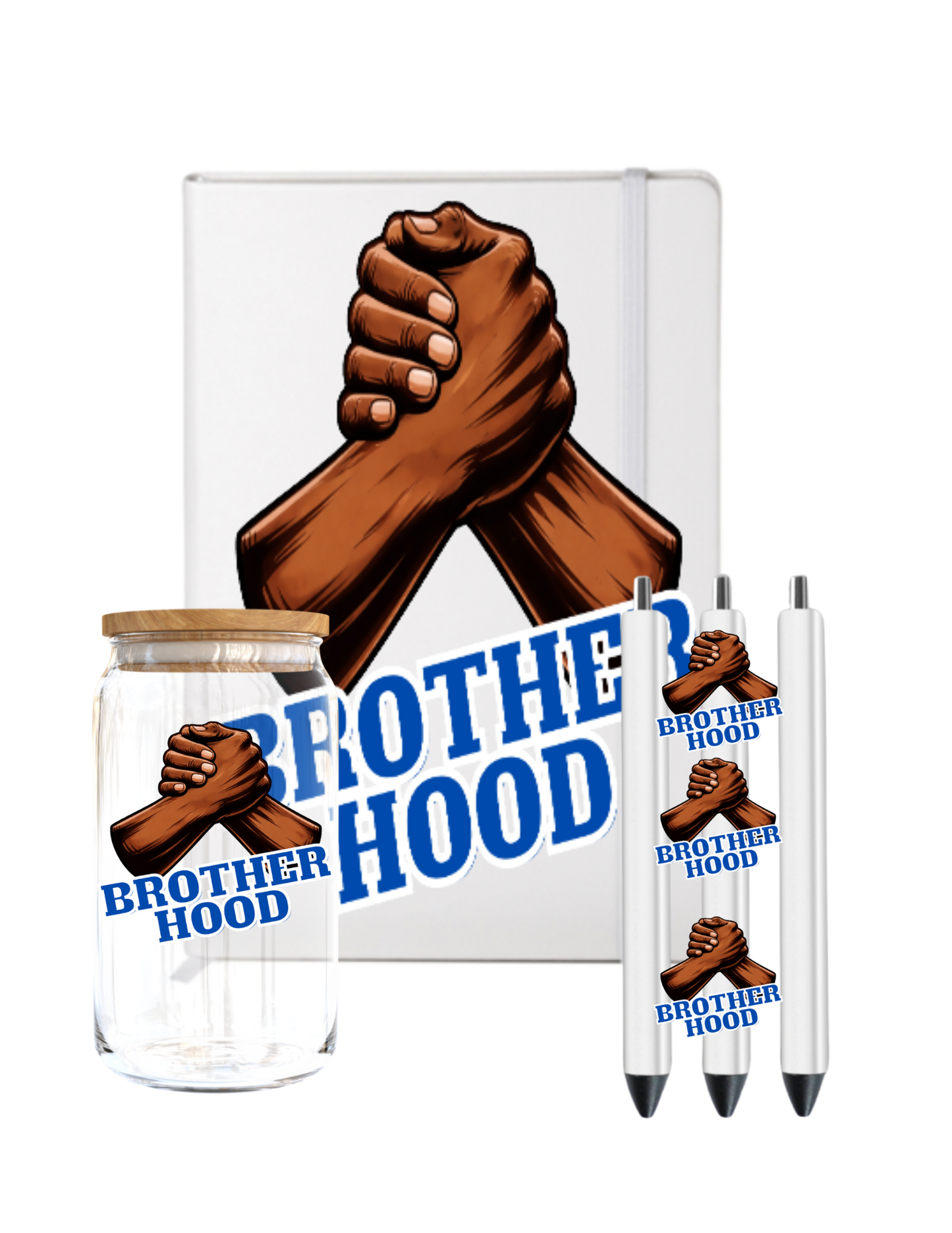 Brotherhood (Blue & White )-UV DTF