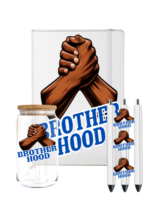 Brotherhood (Blue & White )-UV DTF