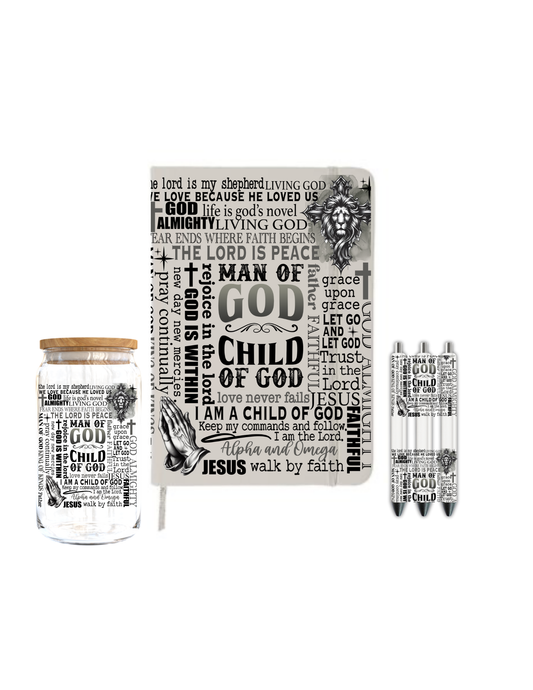 Man of God  | Journal  UV DTF DECAL