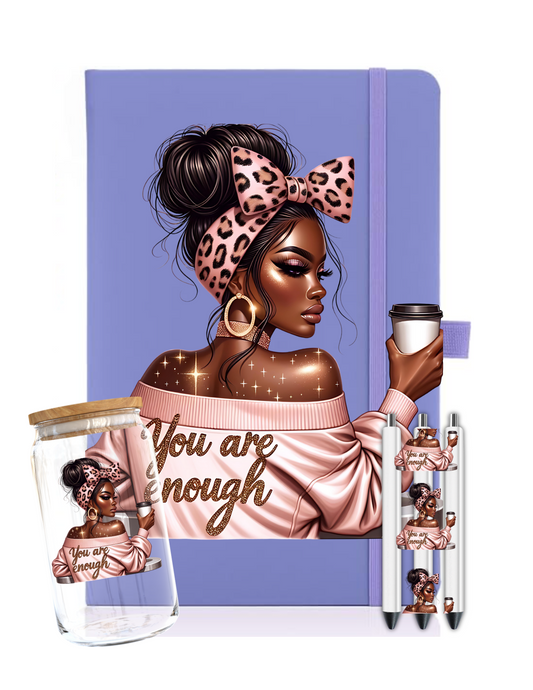 You are enough- Journal UV DTF
