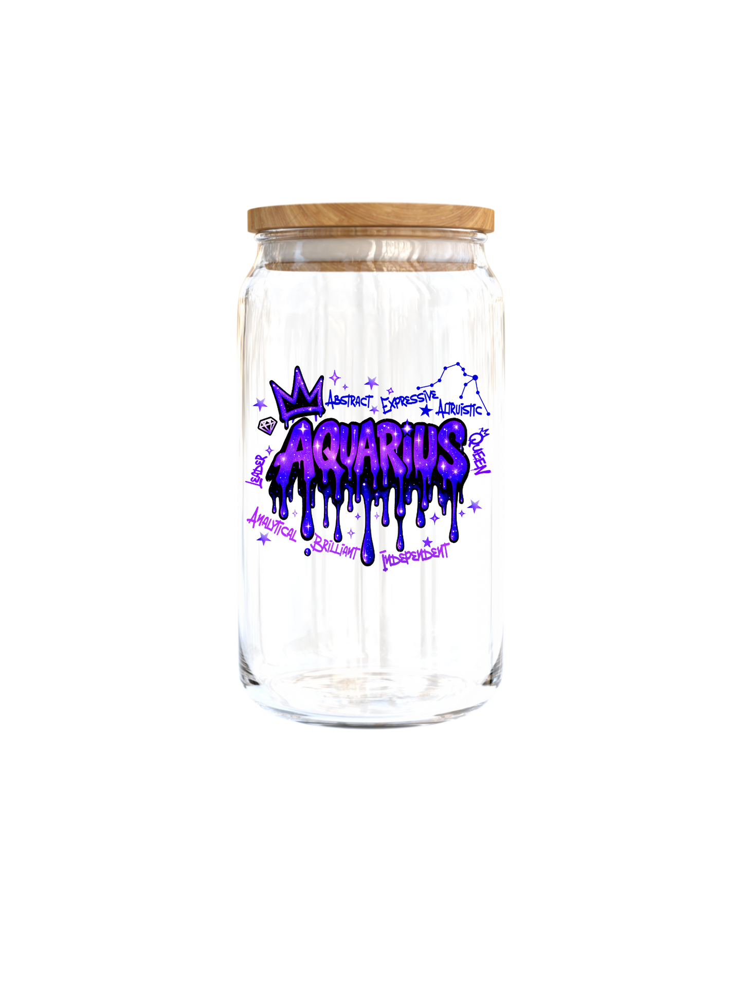 Aquarius -(Zodiac Sign) -UV DTF