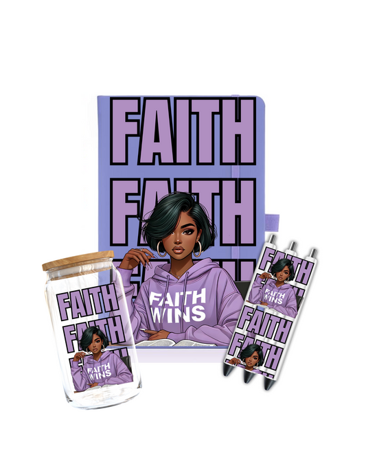 Faith (Purple)- Journal UV DTF
