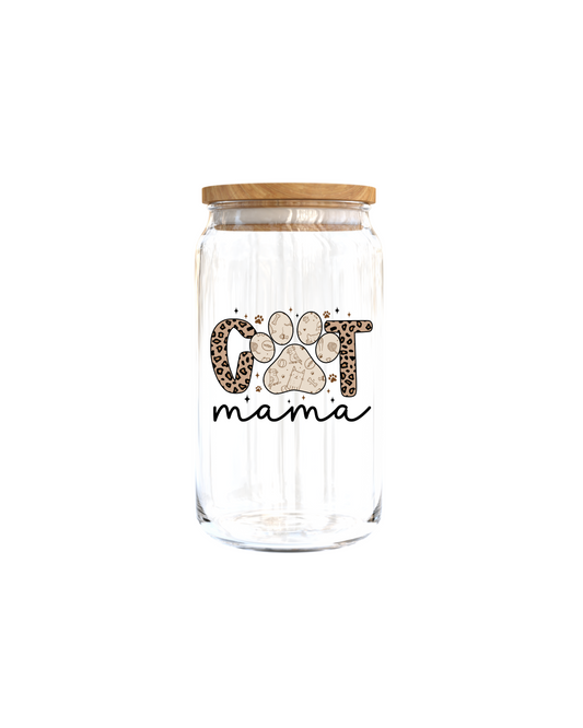 Cat mom-UV DTF DECAL 3''