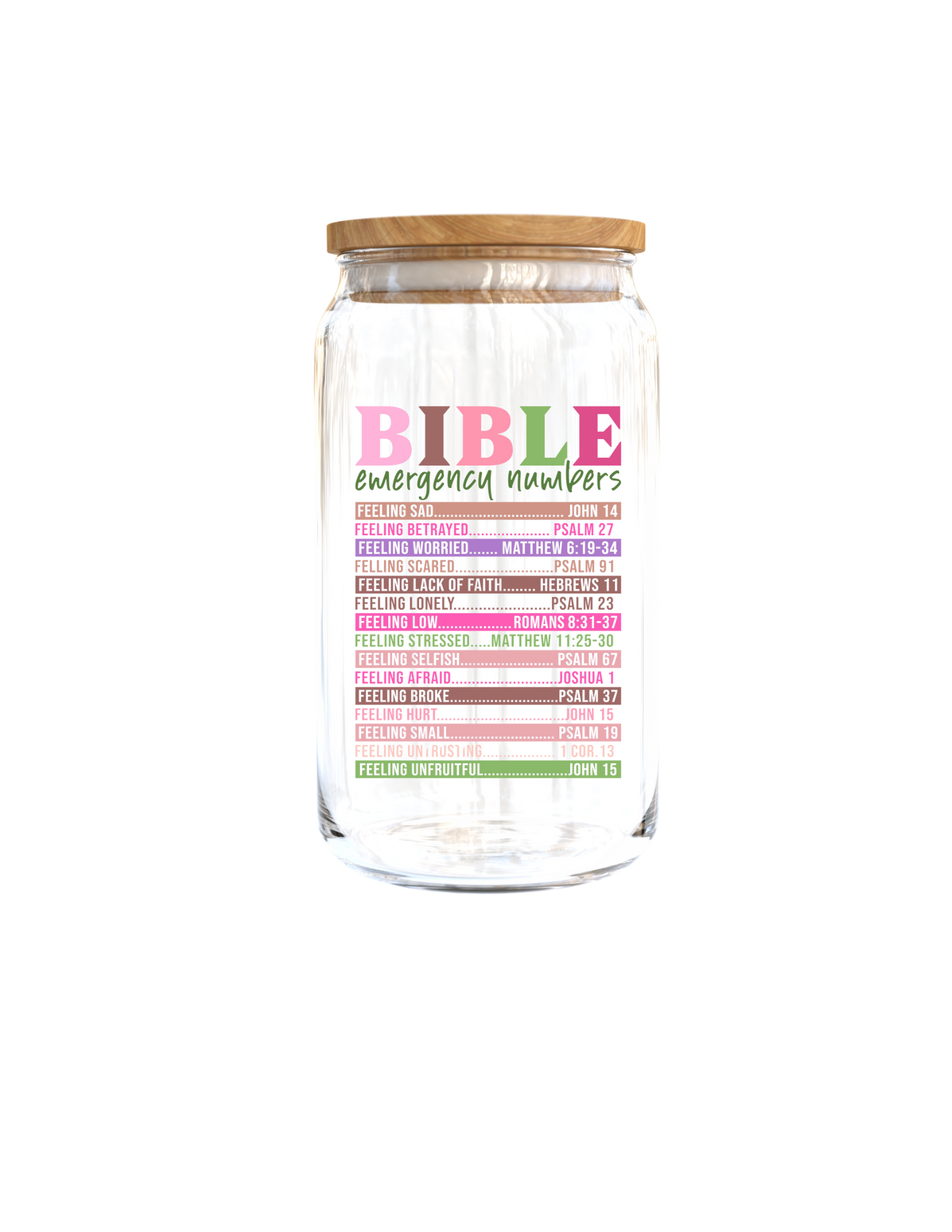 Bible Emergency -pink Journal UV DTF DECAL