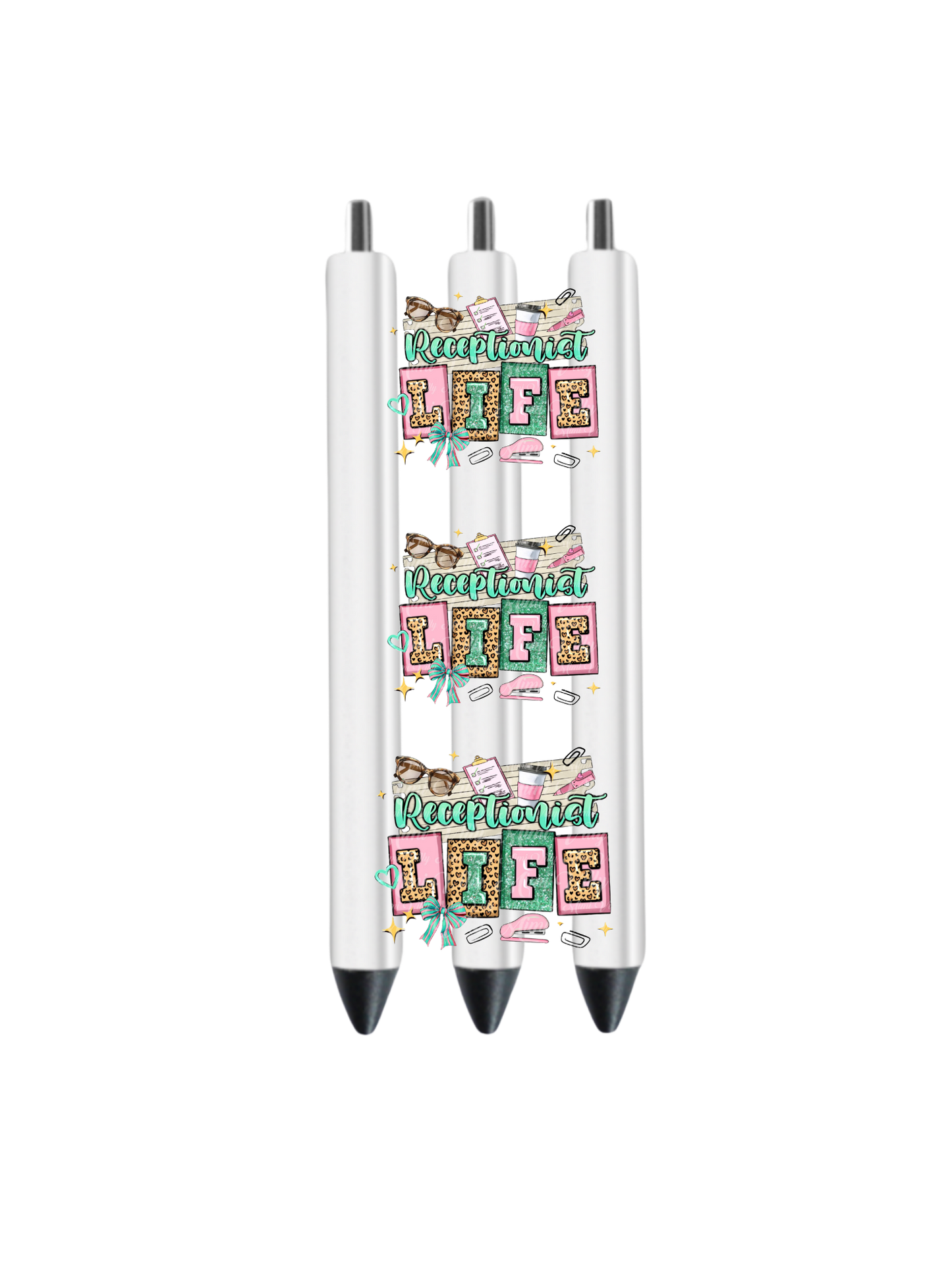 Receptionist  Life- Journal UV DTF DECAL