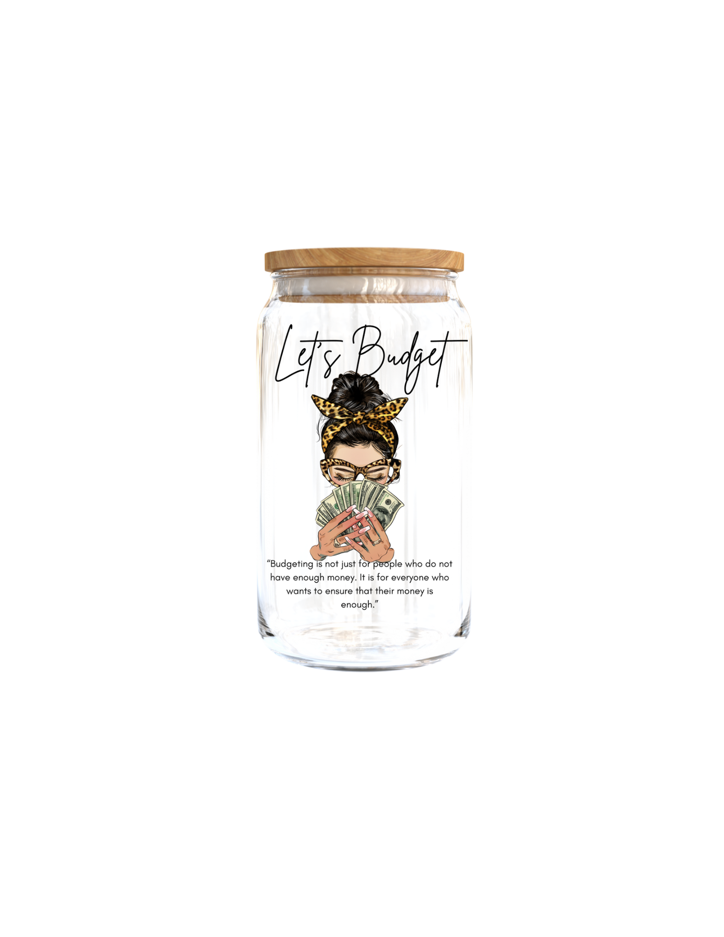 Let's Budget (Vanilla Girl ) | Journal  UV DTF DECAL