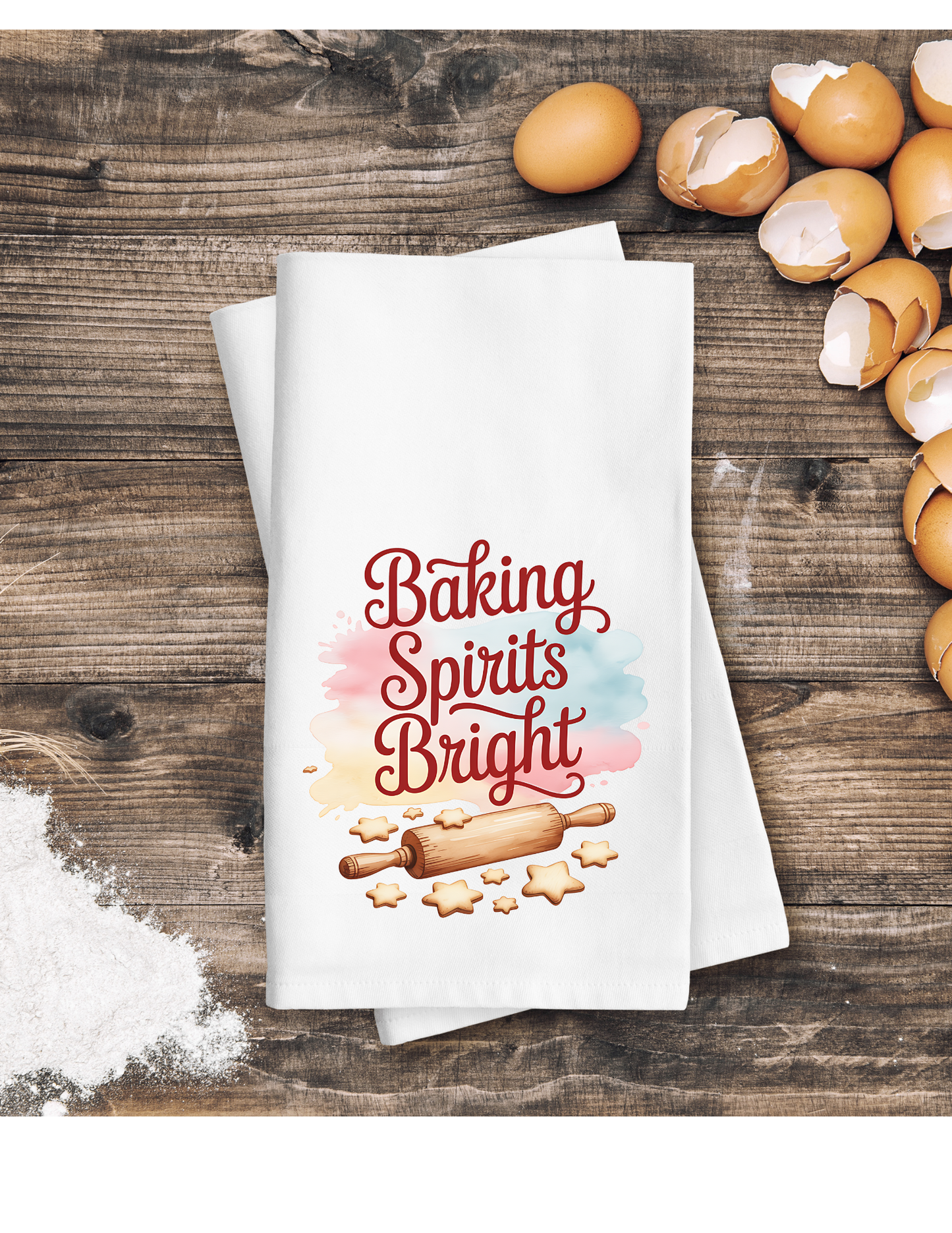 Baking Spirits Bright- Kitchen Towel DTF