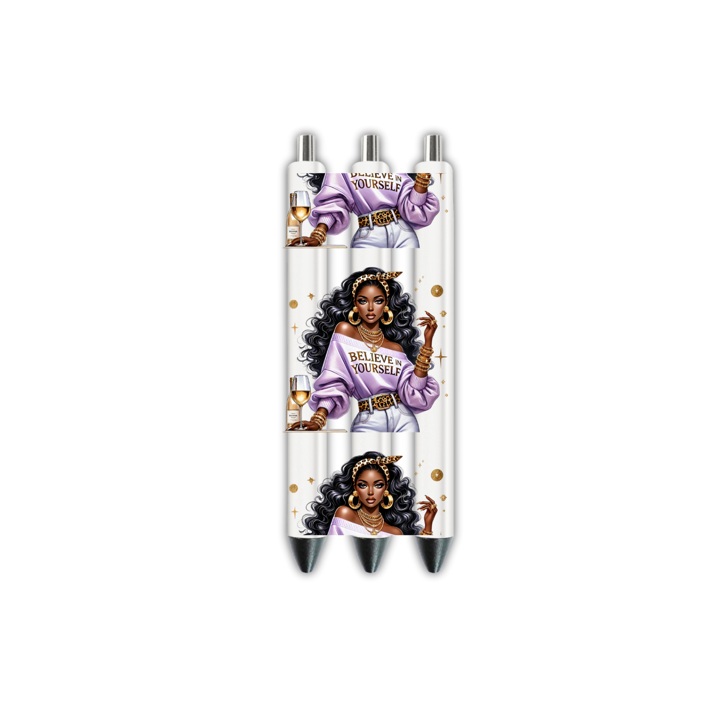 Believe in yourself (purple)-Journal UV DTF DECAL