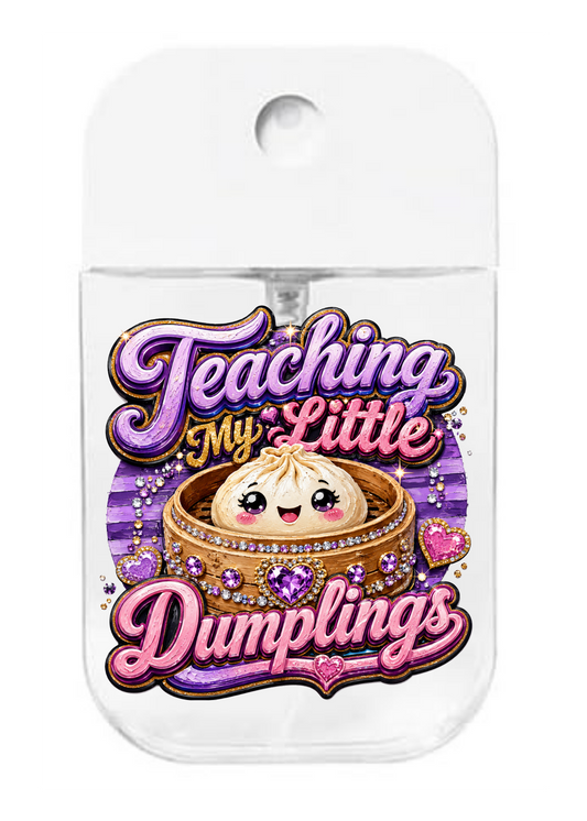 Teaching my little dumplings-UVDTF- Spray bottle Tranfers