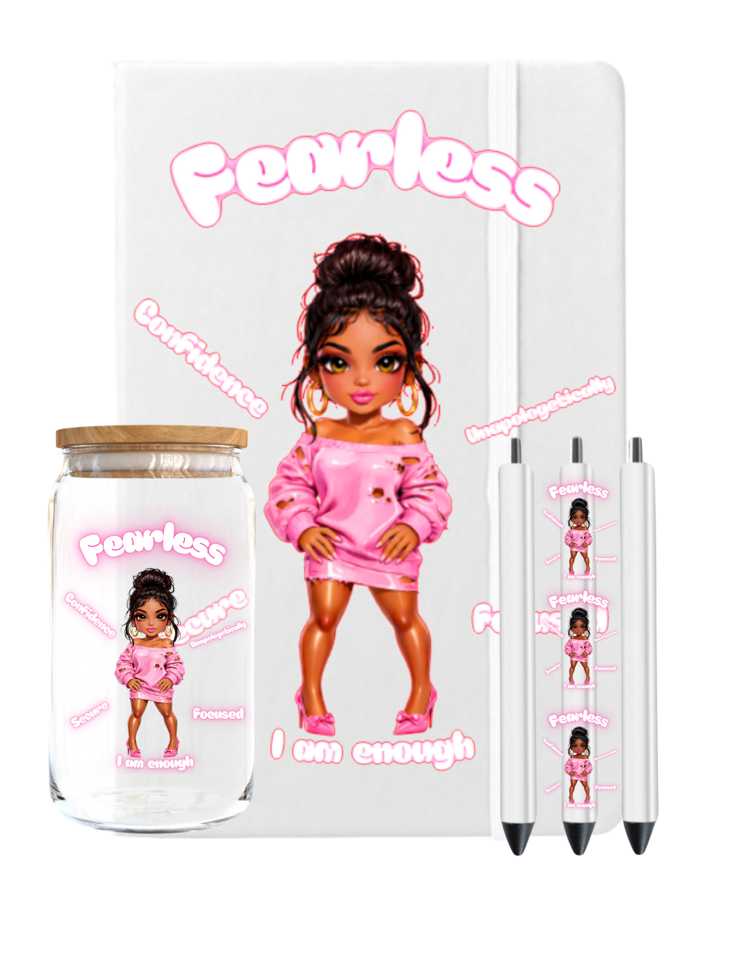 Fearless Affirmations (Light Skin) -UV DTF