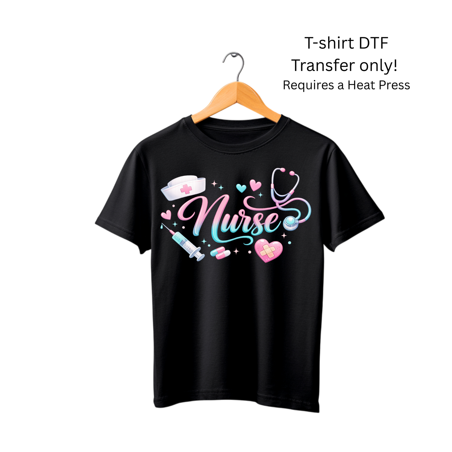 Nurse (ombre color) -Dtf Transfer