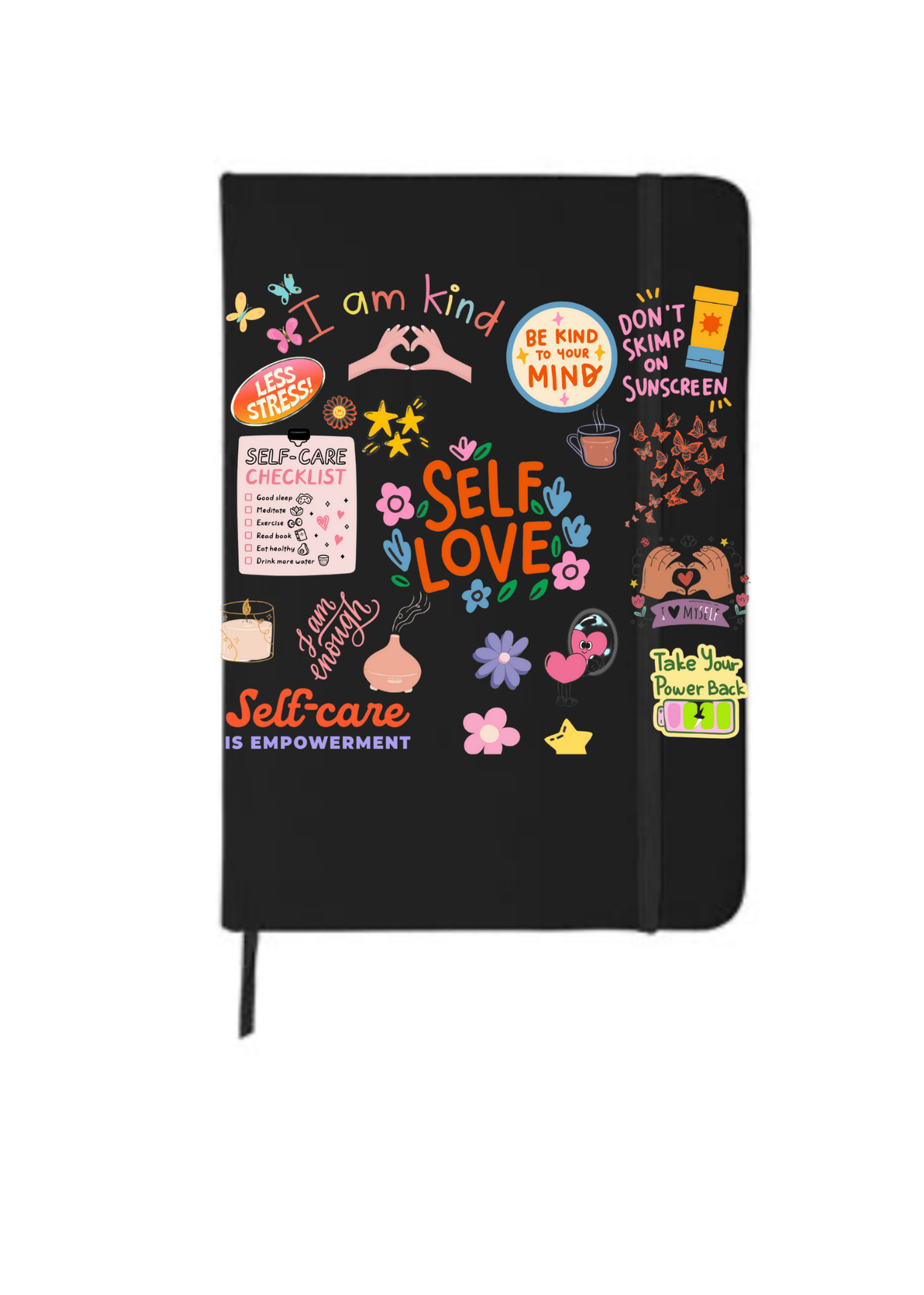 Self Love Colorful-Journal UV DTF DECAL