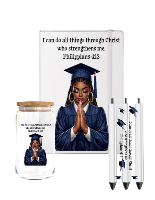 Graduation: I can do all things through Christ (WOMEN) -UV DTF