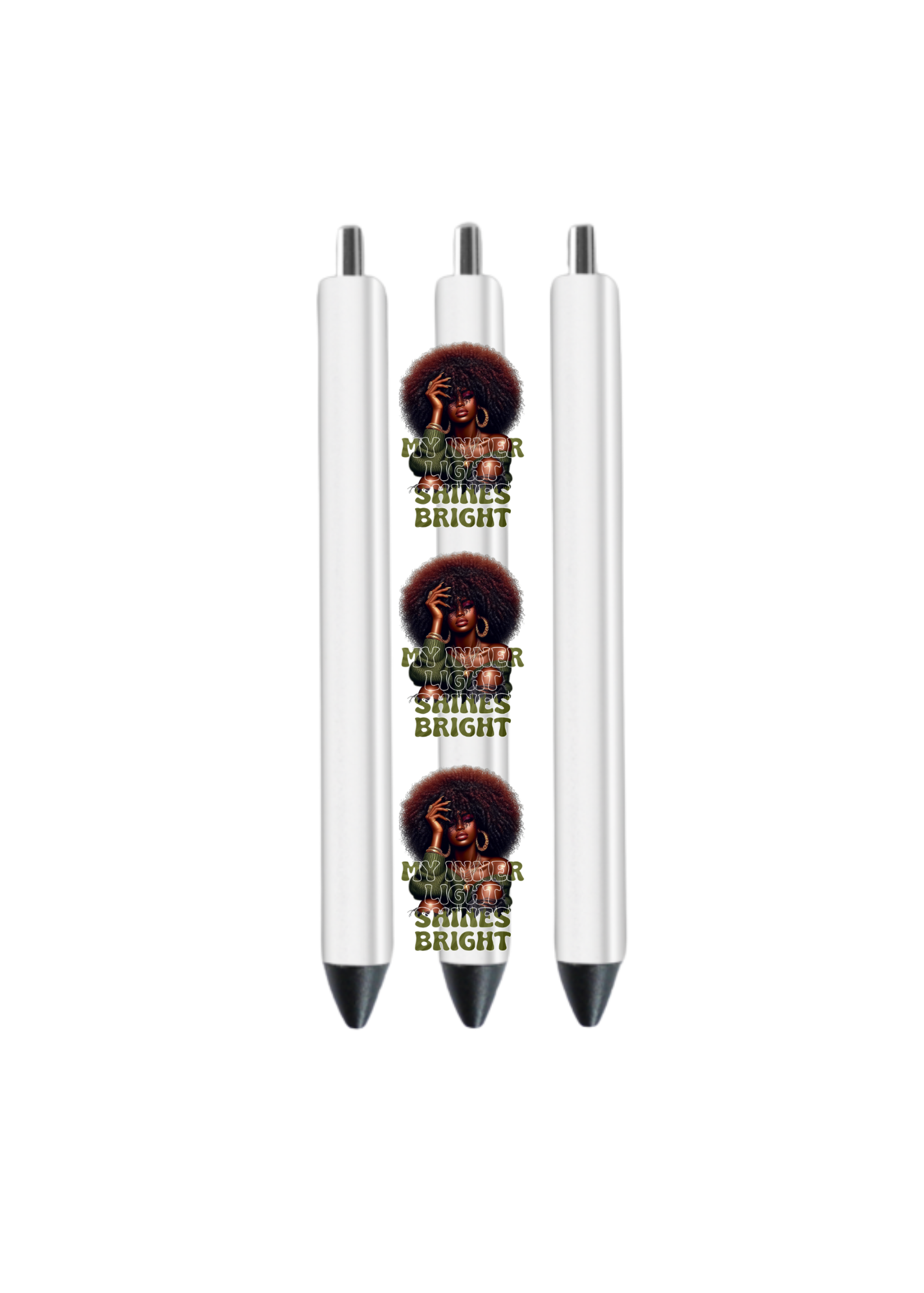 My inner Light shines bright-( Melanin Women ) -UV DTF